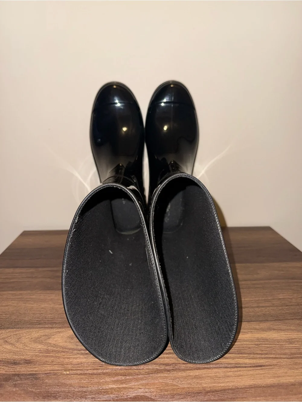 Columbia Black tall rain boots women’s size 10
